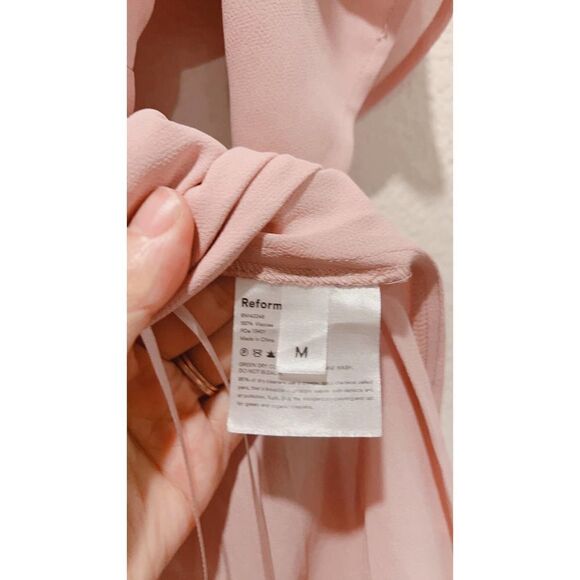 Reformation Winslow Dress blush M - Picture 11 of 12
